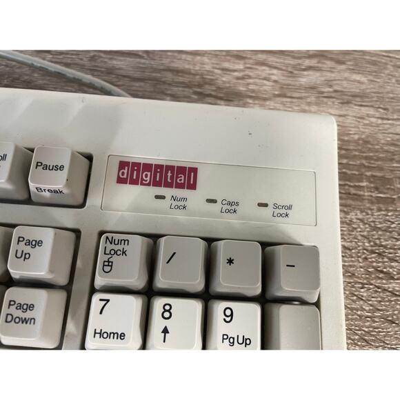 Vintage Digital KB-5923 Mechanical Keyboard PS/2 PCL1A-DA Tested 5V 200mA - Picture 12 of 12